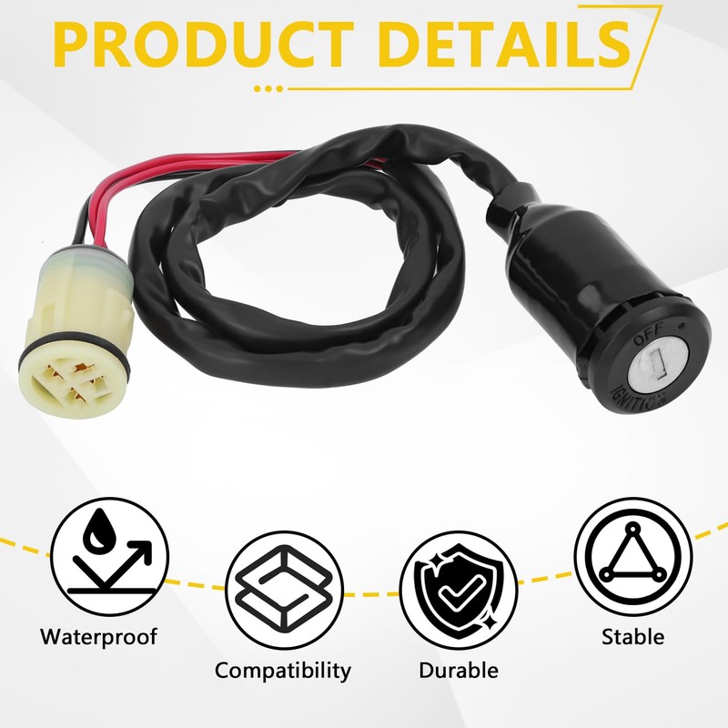 TXRXIZ Ignition Switch Key, Compatible with Honda ATV Rancher 350