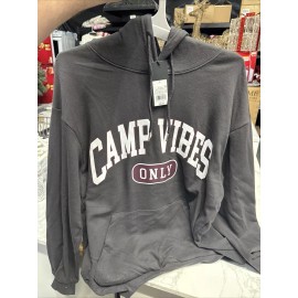 Original Use Fleece Hoodie "Camp Vibes" Soft Durable Comfy Warm