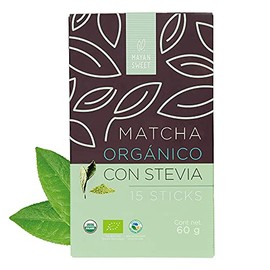 Té Matcha Orgánico en Sticks, 15 Sticks, Mayan Sweet                                                                                                  