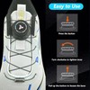linaetbyfe Elastic No Tie Shoelaces, Rotating Automatic Buckle Shoes Laces,