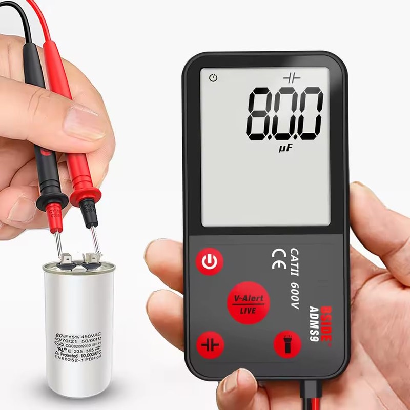 zmart Portable Digital Multimeter Large 3.5" LCD 3 Line Display