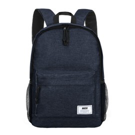 MIER Insulated Backpack Cooler Small Leakproof Lunch Back Pack with Coolers Lightweight Cute Lunch Bag for Women Men to Work, Picnics, Camping, Park Day Trips, 15L, Dark Blue