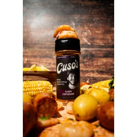 Cuso Cuts Cajun Seasoning - Authentic Louisiana Blend for Chicken, Seafood, Jambalaya & Gumbo - All Natural, Non-GMO, No Filler Spice Blend for Grilling & Cooking - 5 oz bottle