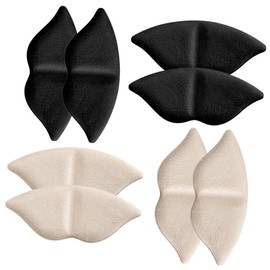 TOVINANNA 2sets Shoe Inserts for Women Breathable Heel Pads Back Heel Protectors Anti-slip Guards 4pairs*2