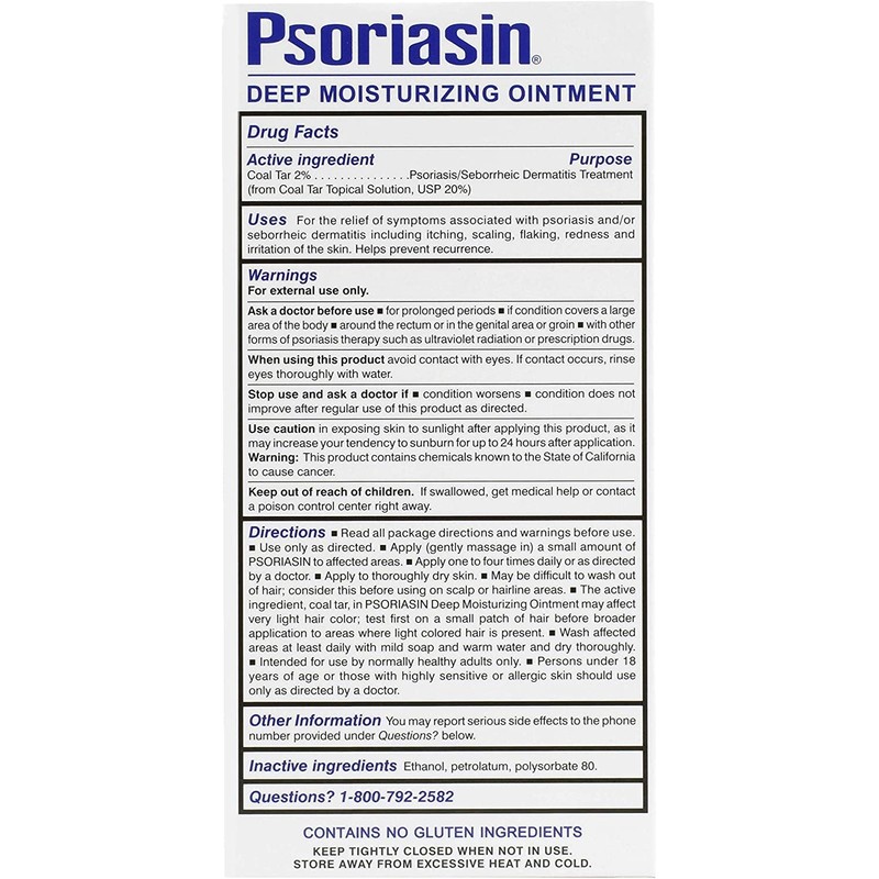 Psoriasin Deep Moisturizing Ointment - 4.2 oz, Pack of 4