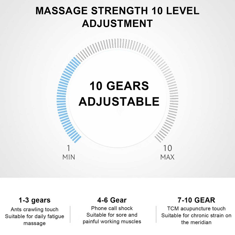 Massage Stickers Kit MultiFunction Cervical Spine Shoulder Waist Back Pulse