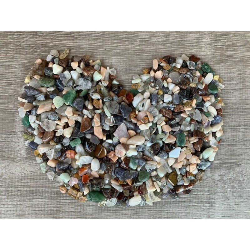 Assorted Chips – Natural Mini Assorted Stones, Crushed Undrilled Assorted,