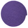 Super Soft 3 Strand Twisted Cotton Rope (Purple, 1/4 Inch
