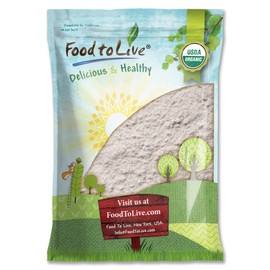 Food to Live Gluten Free Organic Brown Rice Flour, 10 Pounds – Non-GMO Whole Grain Flour, Fine Meal, Vegan, Bulk. Great for Cooking, Baking, and as Thickener