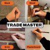 TRADEMASTER Carpenters Pencils Pack of 5 | Builders Pencil with