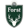 Sign Car Sign Forest with Suction Cup Green 75 x