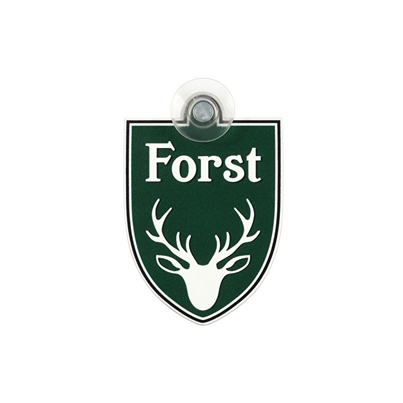 Sign Car Sign Forest with Suction Cup Green 75 x