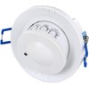 Flush-Mounted HF Motion Sensor Swivelling Suitable for LED