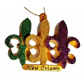 Fleur De Lis New Orleans Ornament Mardi Gras Party Favors