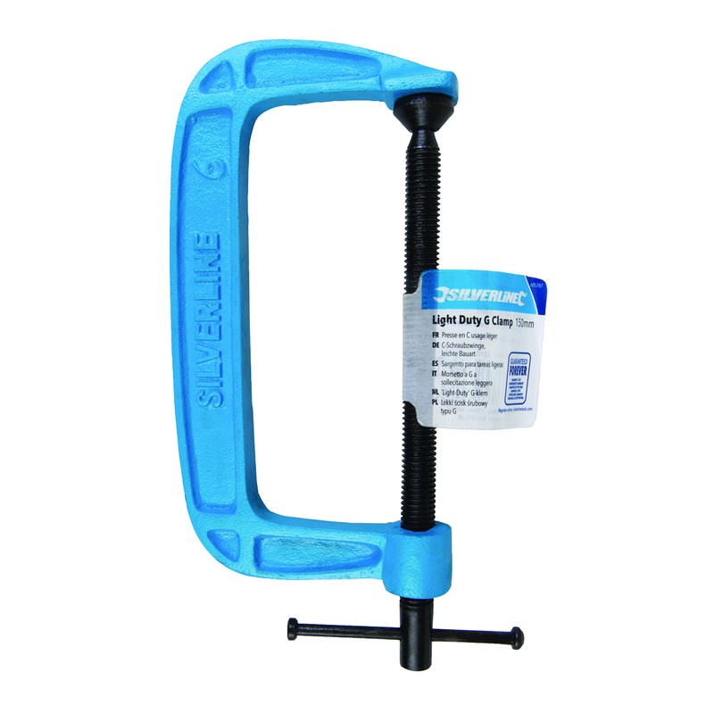Silverline 605787 G-Clamp Blue 3005C