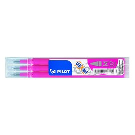 Pilot Pilot Pen 2261009F - Ersatzmine Frixion Ball, Stärke 0.7 mm, Pink, 3 Stück (1er Pack)