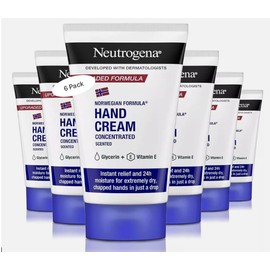Neutrogena **Pack of 6** Neutrogena Norwegian Formula  Free, Glycerin-Rich Hand Cream 2oz