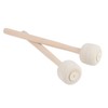 Drum Mallets, 2 Pieces Wool Mallets, Hammer with Wooden Stick