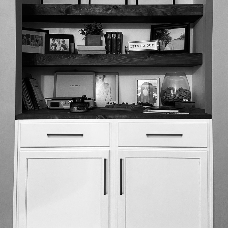 Ravinte 10 Pack Solid Kitchen Cabinet Handles Matte Black Cabinet