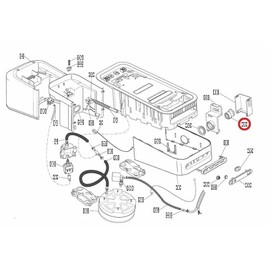 Plug Blue Stopper Plug Screw Compatible with Braun Steam Generator Ironing Systems