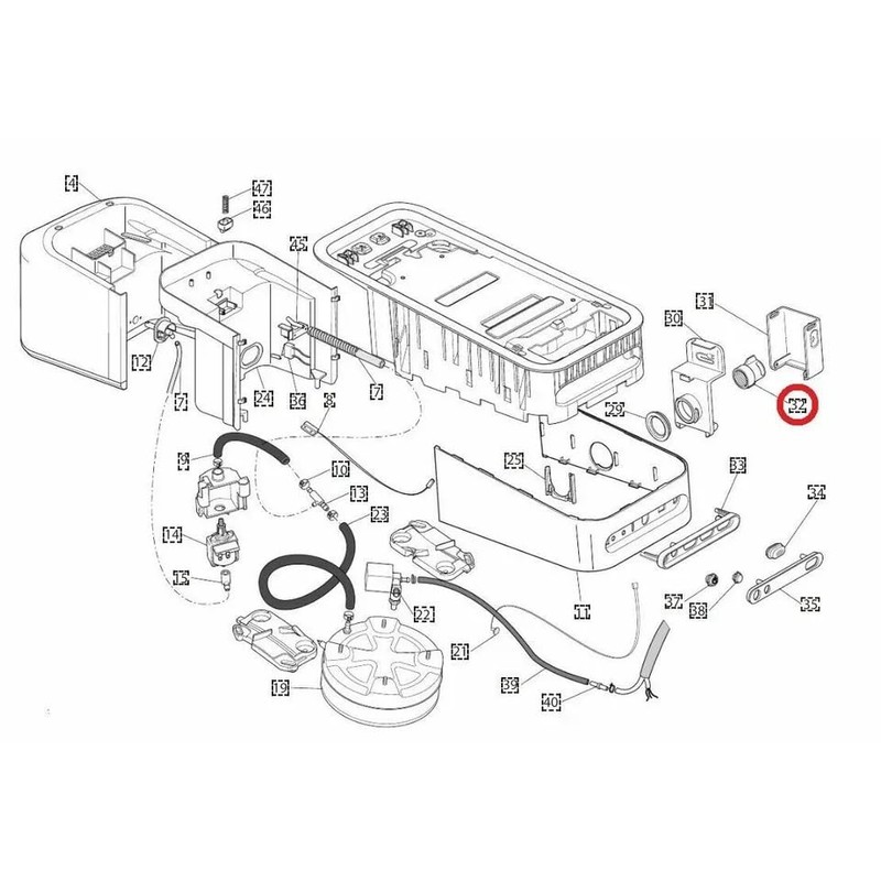 Plug Blue Stopper Plug Screw Compatible with Braun Steam Generator