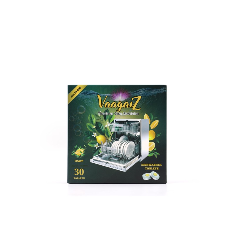 VAAGAIZ Eco Dishwasher Tablets | All-in-One | Power Clean with