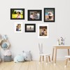 ZBEIVAN 8x10 Black Picture Mats with Core Bevel Cut Frame