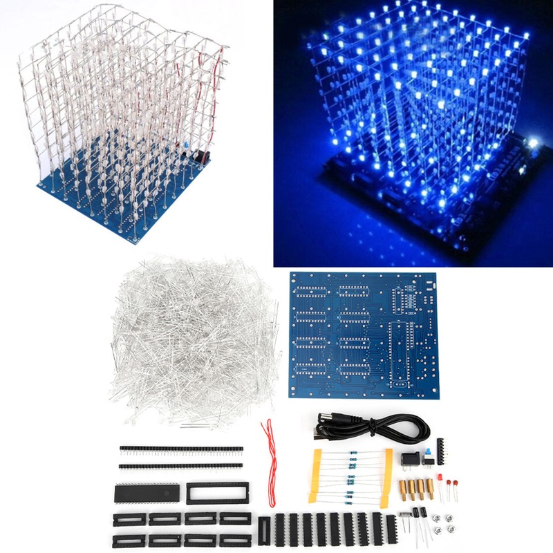 LED Light DIY Kit 3D Printed Circuit Board Stable Printed