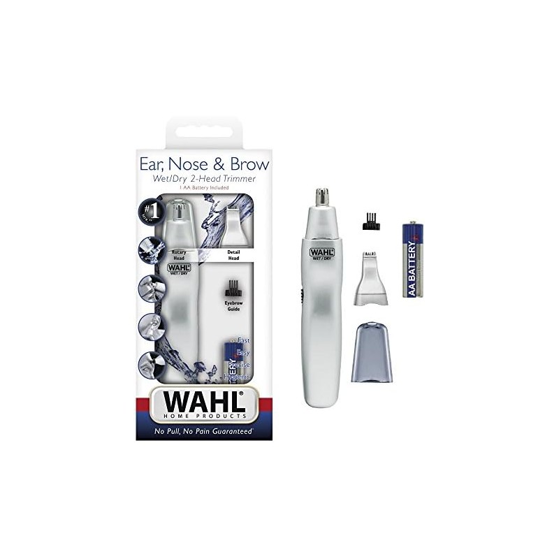 Wahl 5545-506 Recortadora Personal de Doble Cabeza, en Seco o