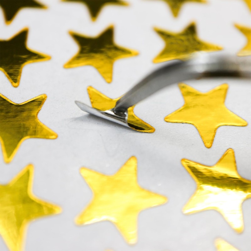 Reward Stickers Star Gold 1 Sheet 70 Sheets x 10