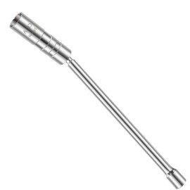 VELNUT 14mm Magnetic Spark Plug Socket,3/8" Drive x 12" Total Length,360 Degree Swivel Thin Wall Spark Plug Socket with 12 Point, Professional Spark Plug Removal Tool for Most Vehicles