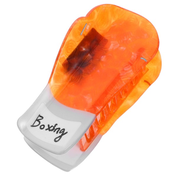 NOLITOY Nonslip Acetate Hair Claw Clips Boxing Glove Design Strong