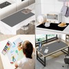 47.2''x23.6''(120cmx60cm) Large Silicone Mat for Kitchen Counter, Non-Slip Heat Resistant