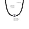 True Rebels Men's Rope Chain Stainless Steel Matt Leather 602400,