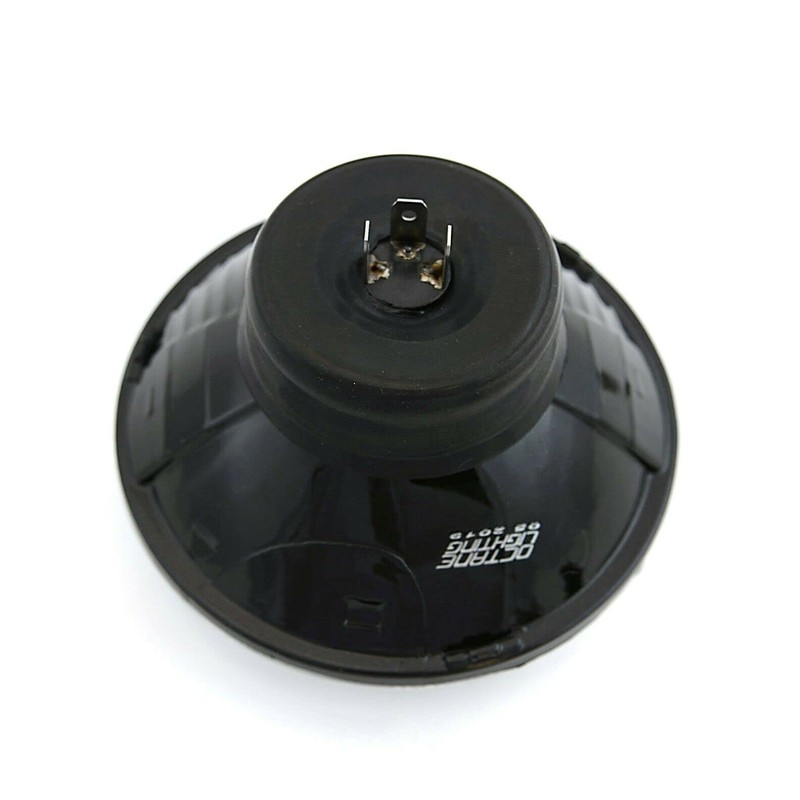 Octane Lighting 5 3/4 Inch Halogen Headlight Diamond Crystal Headlamp