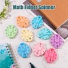 9 Pcs Math Fact Fidget Spinners, 9 Styles Colorful Math