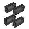Ipetboom 4pcs Travel Mesh Cosmetic Organizer Set Durable Nylon Makeup