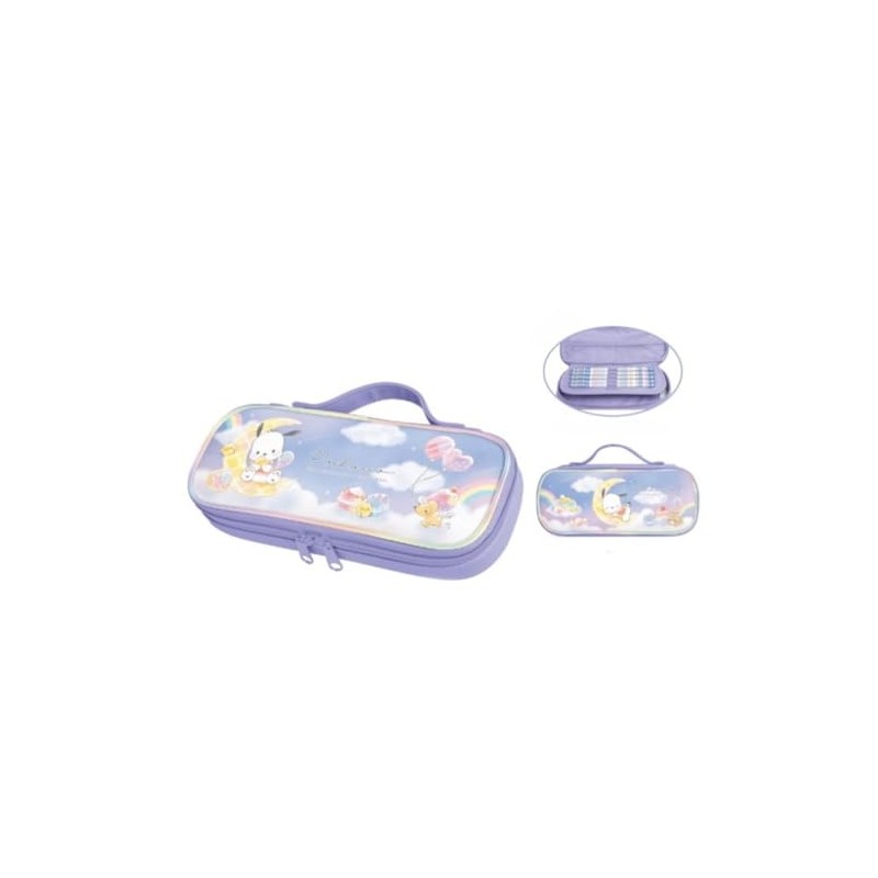Kamio Japan 304842 Round Zipper Pen Case, Candy Party, Pochacco,
