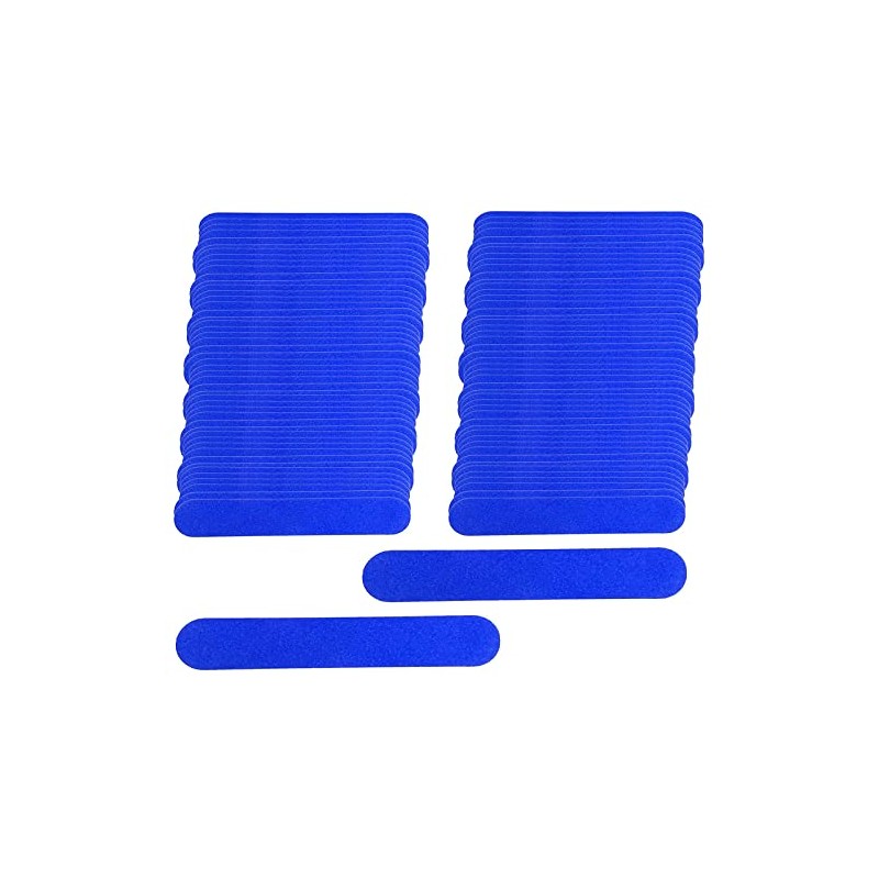 VOANZO Pack of 100 Disposable Nail Files, Double Sided Emery
