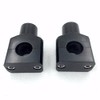 XHT(BC)- Black Round 7/8" 22mm 7/8 Inch Handlebar Riser Clamps