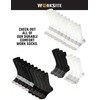 Worksite Men’s Cotton Moisture Control and Cushioned Crew Socks Comfort
