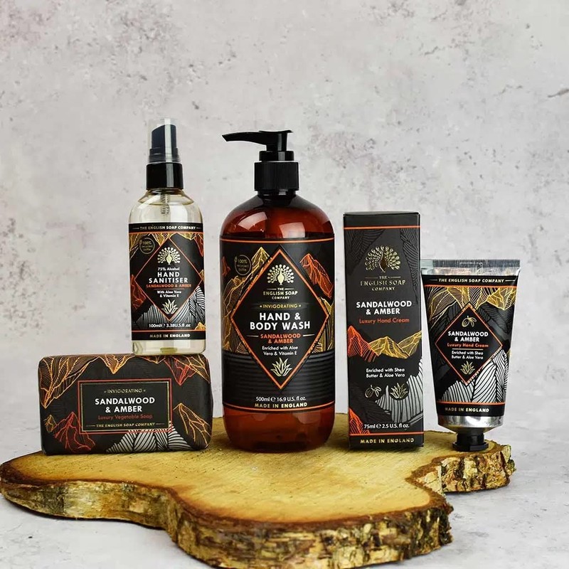 The English Soap Company Radiant Collection Invigorating Sandalwood & Amber