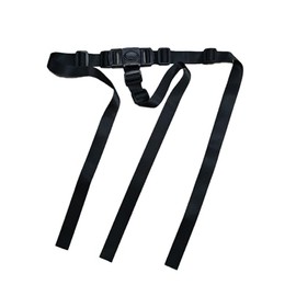 Cinturón de seguridad de 3 puntos para niños, correa de seguridad ajustable para bebé, correas de silla alta para niños de repuesto para silla alta (negro)
