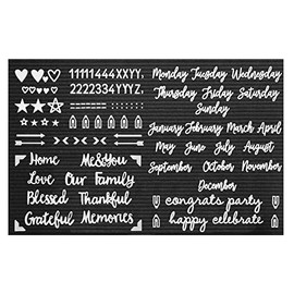 G GAMIT Felt Letter Board Letters Set, Letter Sign Symbol Numbers and Cursive Week and Month Only