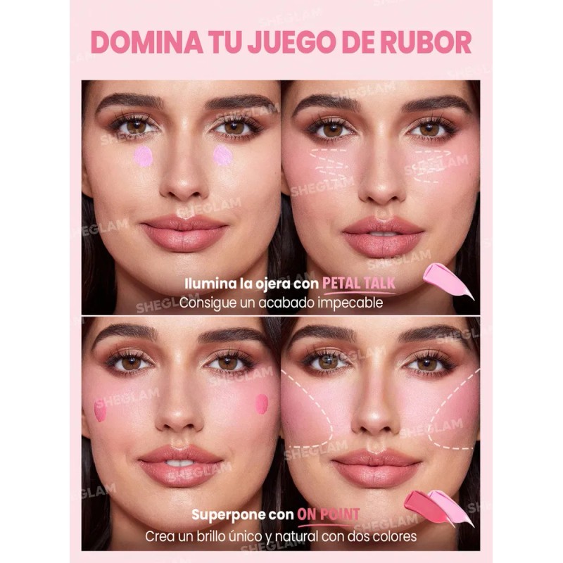 Sheglam Color Bloom Rubor Líquido Con Acabado Mate Tono Del