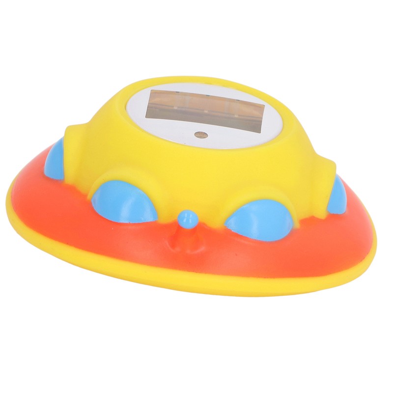 Baby Bath Thermometer Fun Cartoon Flying Disc Waterproof Safety 10℃‑50°C
