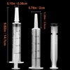 30 Pack 20ml Plastic Syringe for Scientific Labs, Dispensing, Measuring,