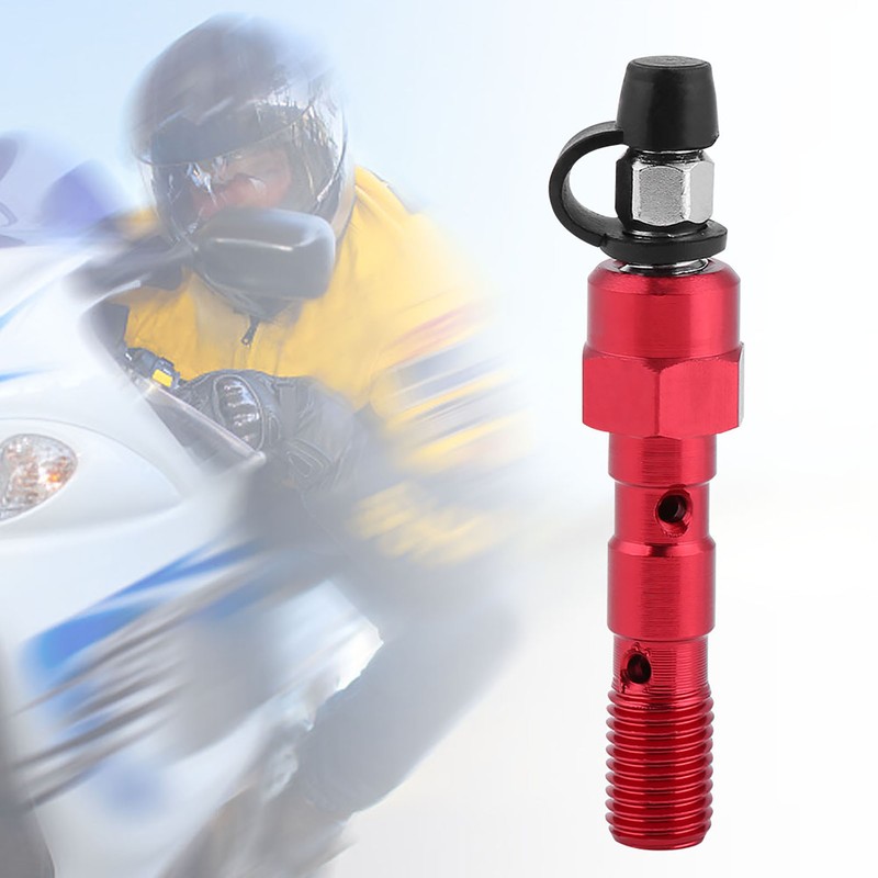 Motorcycle M10*1.25mm Brake Caliper Screw Banjo Bolt Bleed Nipple Washers