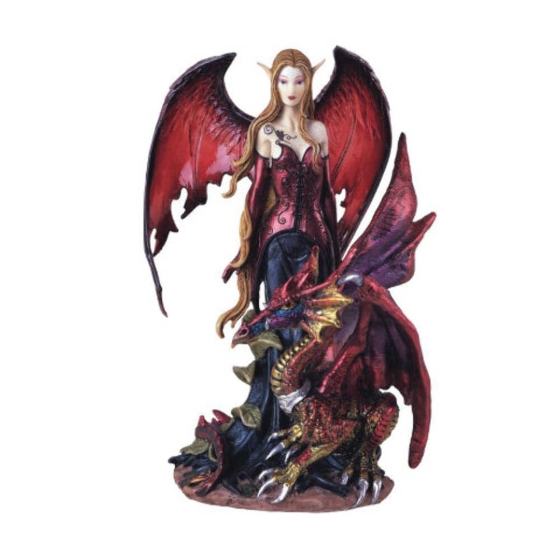 George S. Chen Imports Fairy Collection Pixie with Dragon Fantasy