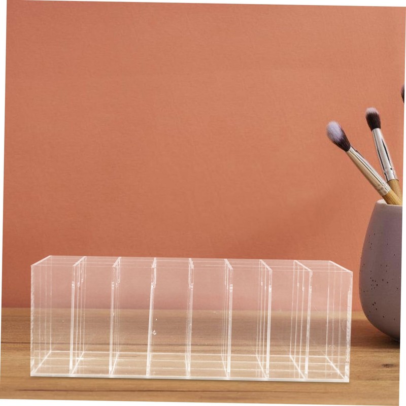 Gatuida Slot Acrylic Lip Gloss Organizer Transparent Makeup Holder Display